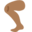 leg, medium-dark skin tone